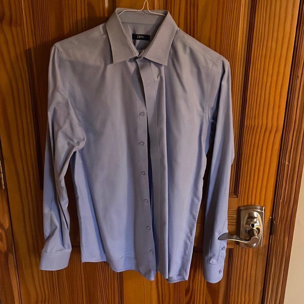Sayki (Turkish-made) Sky Blue Dress Shirt